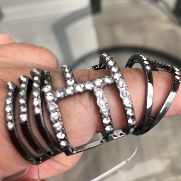 TORRID RING PAVE  SET OF  3 Various Size - Picture 1 of 5